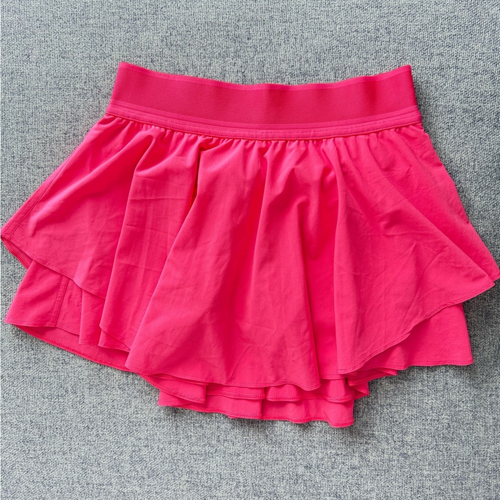 LULULEMON COURT RIVAL HIGH RISE
SKIRT/SKORT TALL-LIPGLOSS-8 - Picture 4 of 6